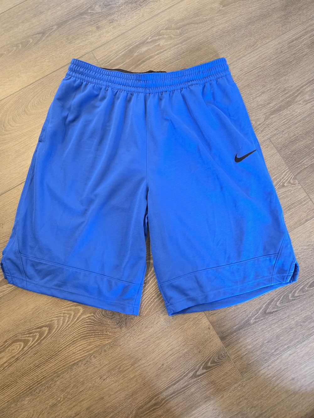 Nike Men’s Royal Blue Athletic Shorts with Black Swoosh
